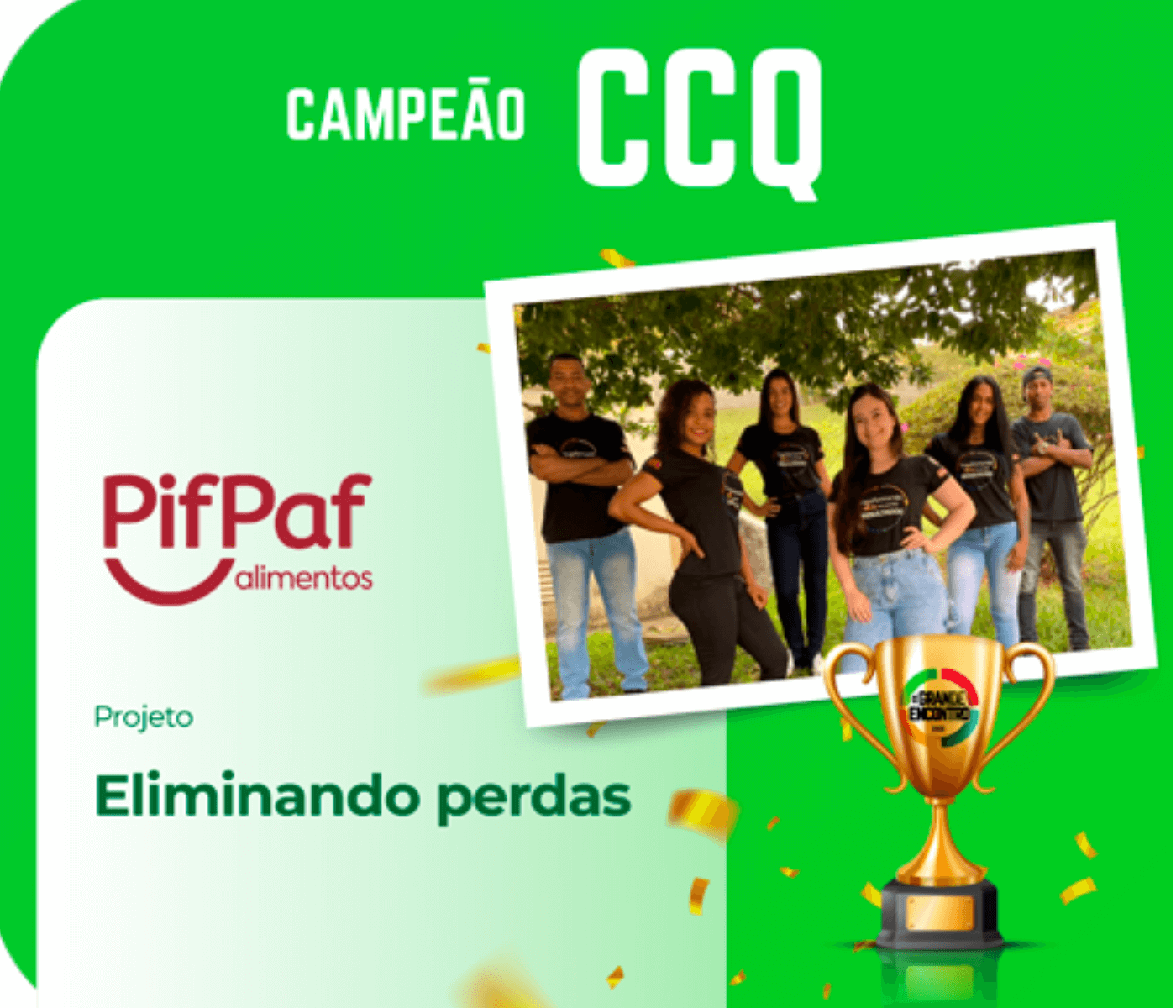 Pif Paf Celebra Conquista In Dita Da Uni O Brasileira Para A Qualidade