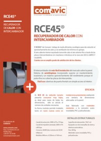 Imagen Revista Comavic // RCE45 Recuperador de calor con intercambiador