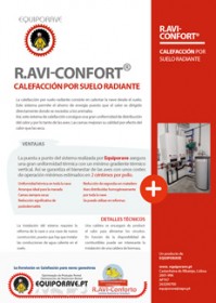 Imagen Revista Equiporave // Suelo radiante Raviconfort