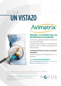 Imagen Revista Novus //Aditivo para pienso Avimatrix