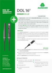 Imagen Revista Agrener // Sensor de luz DOL 16®