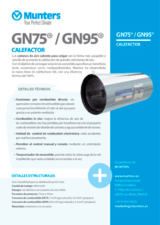 Munters // Cañones de aire GN75® / GN95®
