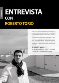 Imagen Revista Entrevista con Roberto Torio de la integradora Huevos León