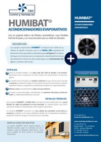 Imagen Revista Control y Ventilación // Humibat, acondicionadores evaporativos