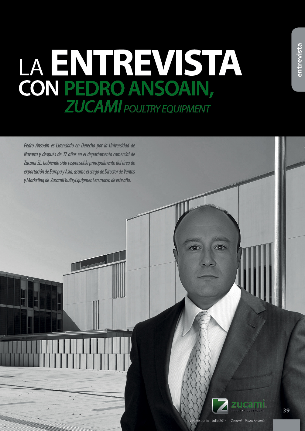 Entrevista con Pedro Ansoain, ZUCAMI POULTRY EQUIPMENT