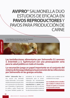 AviPro® Salmonella Duo, estudios de eficacia en pavos