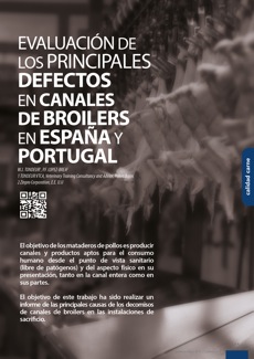 Evaluación de los principales defectos en canales de broilers en España y Portugal