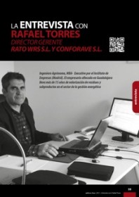 Imagen Revista La Entrevista con Rafael Torres, Director Gerente  RATO WRS S.L. y Conforave S.L