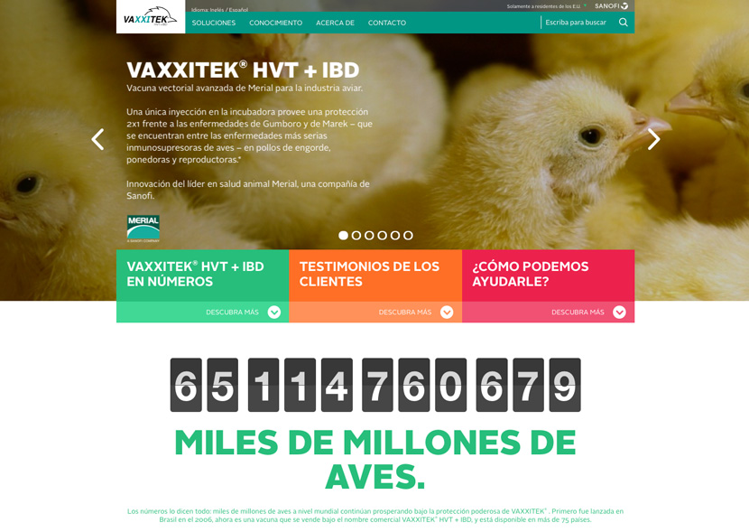La vacuna vectorial Vaxxitek HVT+IBD lanza la nueva plataforma Vaxxitek.com