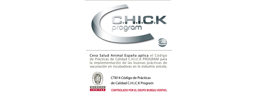 C.H.I.C.K Program de Ceva España recibe certificación de calidad