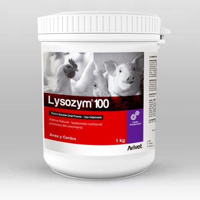 LYSOZYM® 100 Promotor de crecimiento no antibiótico de Agrovet Market