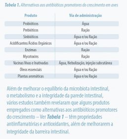 Alternativas aos antibióticos promotores de crescimento