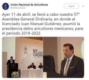 Nuevo Presidente de UNA: Equilibrio comercial para sector avícola mexicano