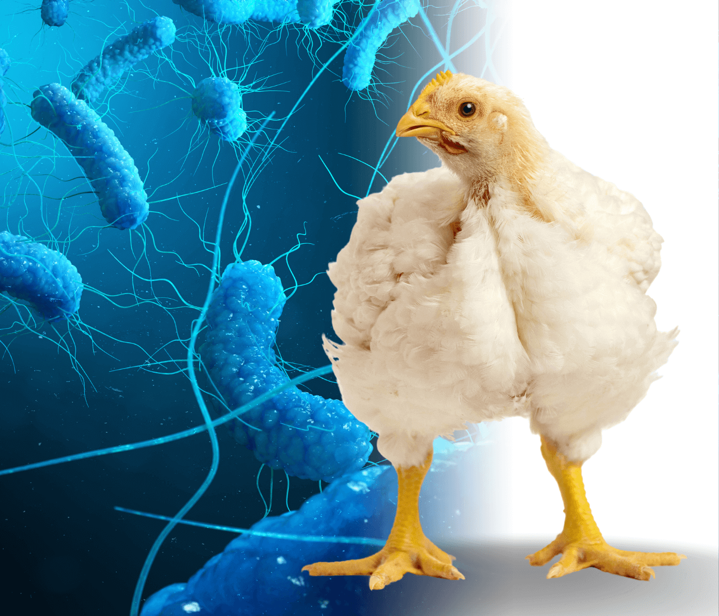 Como a Salmonella se adapta e sobrevive no frango e no meio ambiente