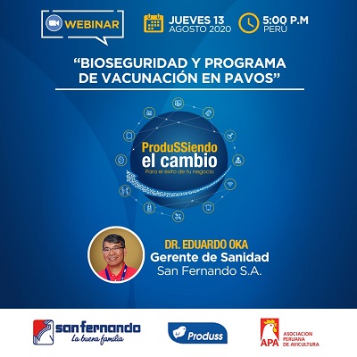 Perú-webinar-bioseguridad-programa-vacunación-pavos