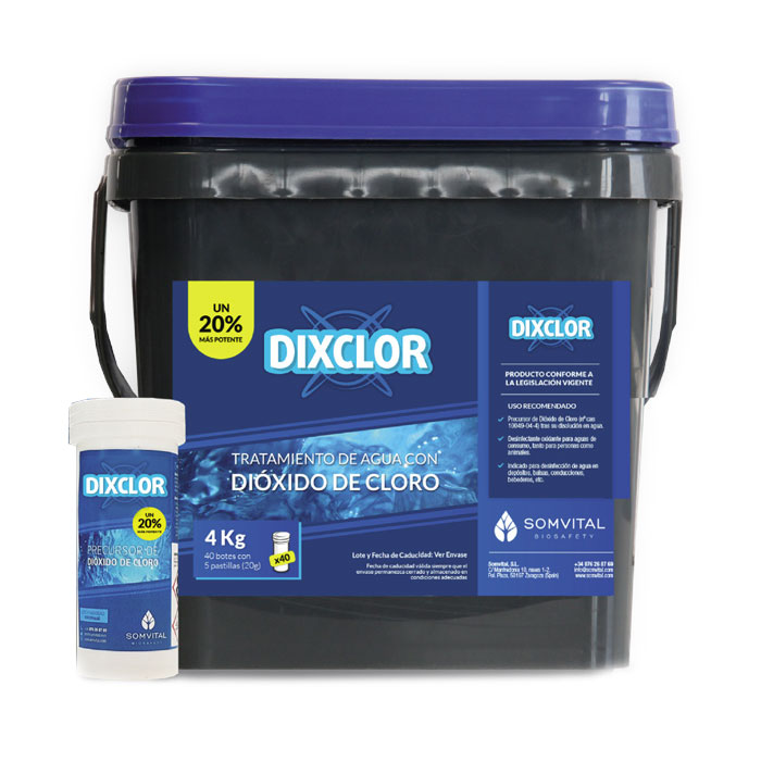 DIXCLOR, Pastillas para la Desinfección de Agua de Somvital