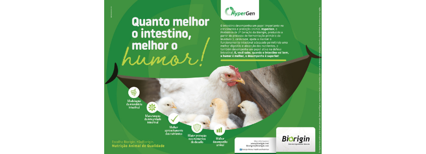 Melhore o humor, eleve a produtividade: Biorigin convoca produtores para cuidar da saúde intestinal dos animais
