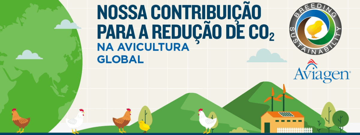 Sustentabilidade da reprodução-Aviagen demonstra contribuição para a redução de CO2 à avicultura global