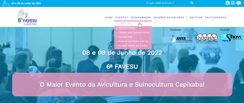 6ª FAVESU novo site