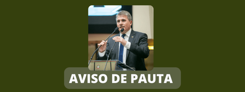 Aviso de Pauta combate à estiagem
