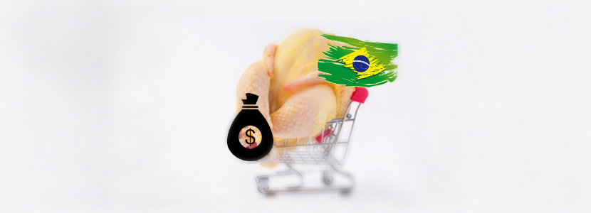 Brasil: Precio del pollo en su nivel más bajo frente al valor de la carne bovina