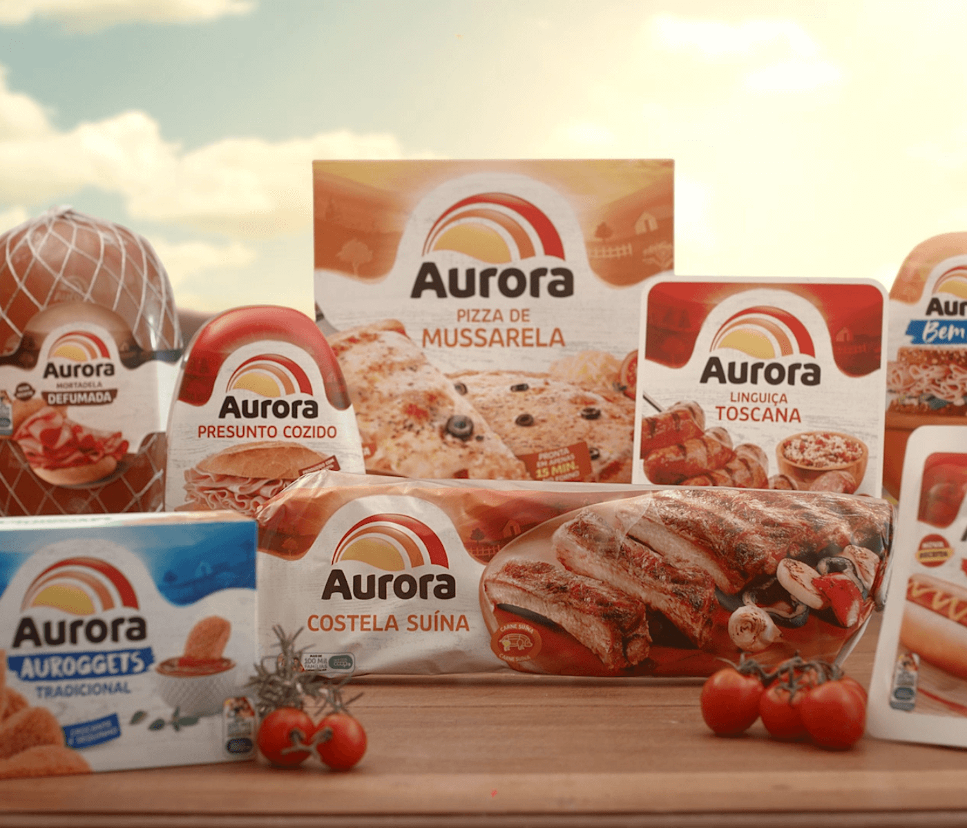 Aurora Alimentos lança campanha para apresentar renovação de marca e embalagens