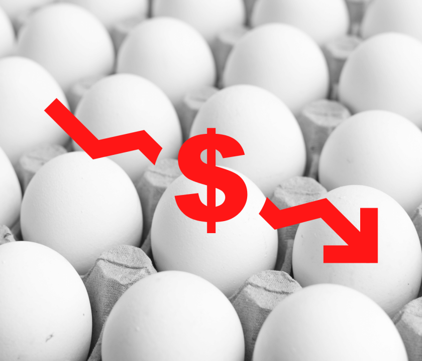 preço dos ovos caem