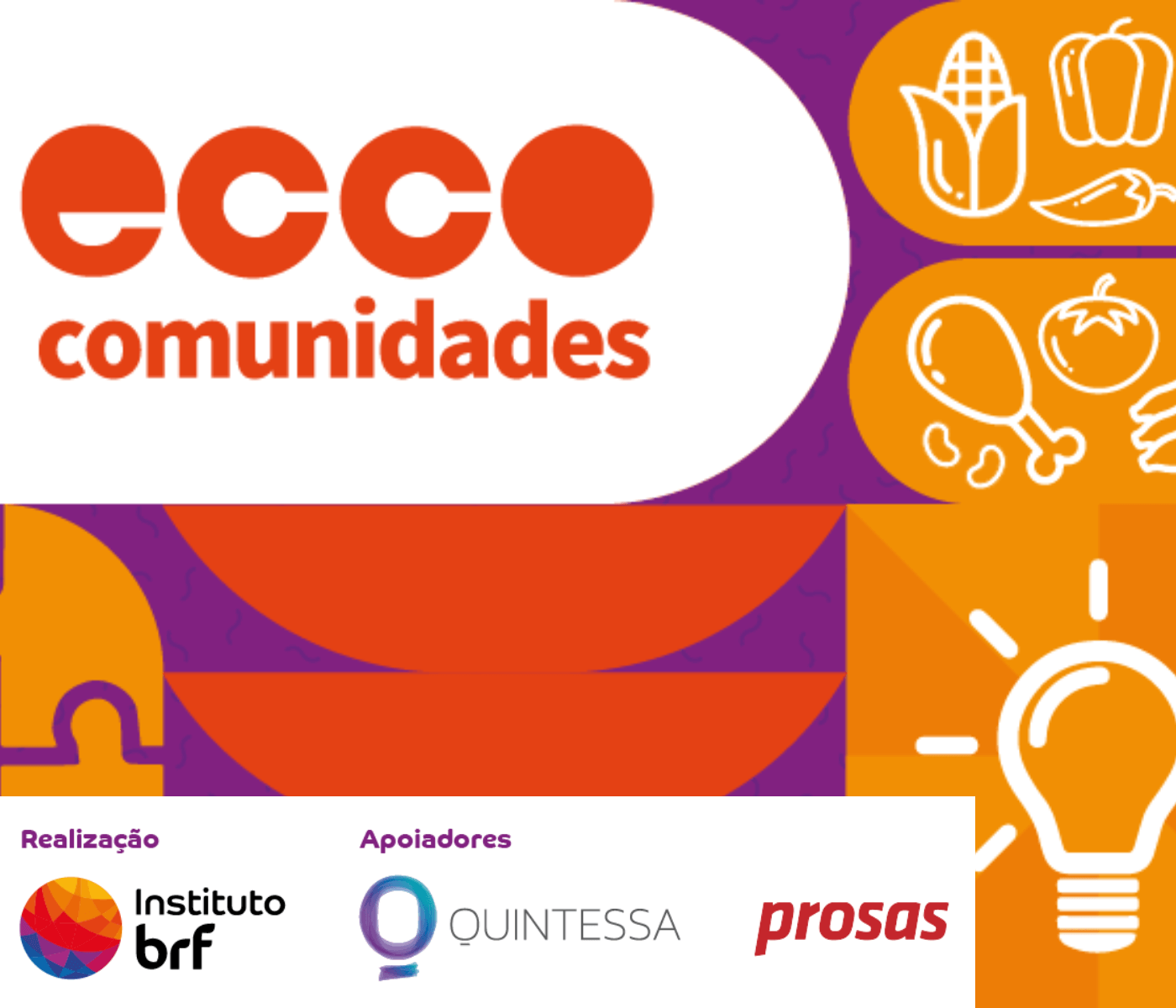 Primeira edição do Ecco Comunidades, do Instituto BRF, foca em desenvolvimento local e soluções para enfrentar o desperdício de alimentos