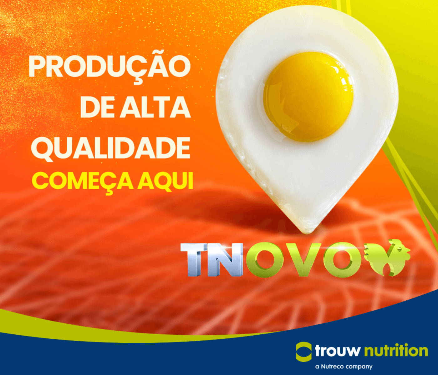 Trouw Nutrition fortalece portfólio e coloca no mercado a linha TNOvo, exclusiva para avicultura de postura
