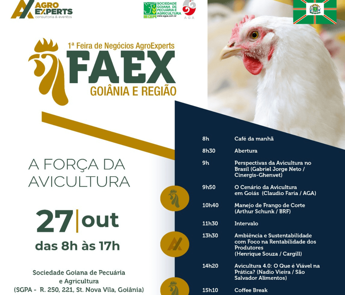 Com foco no produtor rural regional, as feiras de avicultura de corte espalham-se pelo Brasil