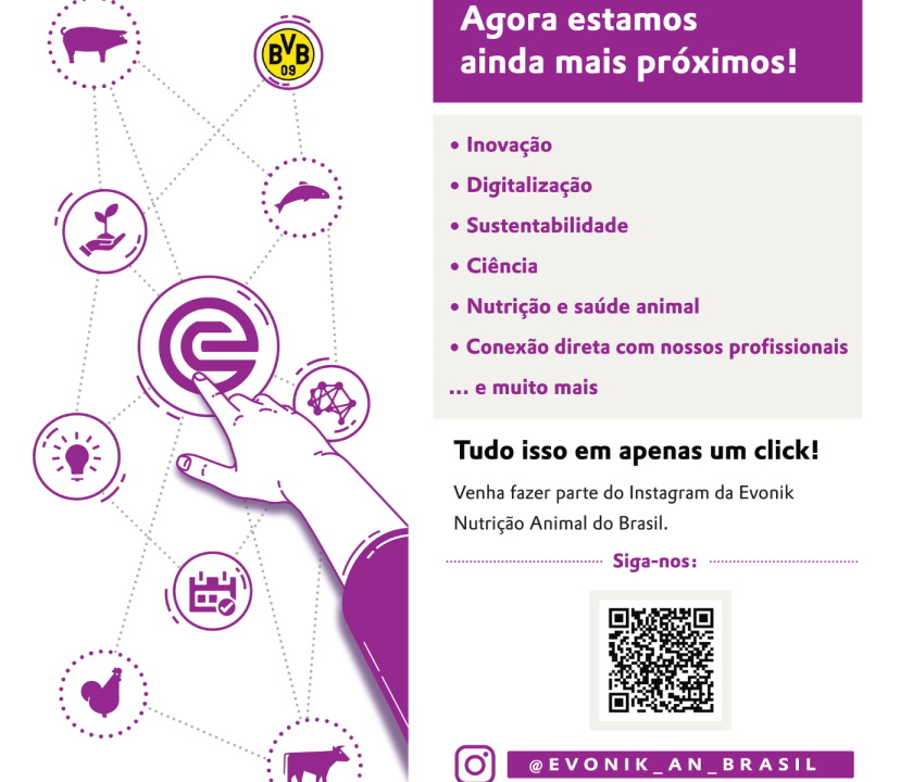 Evonik Nutrição Animal Brasil lança Instagram