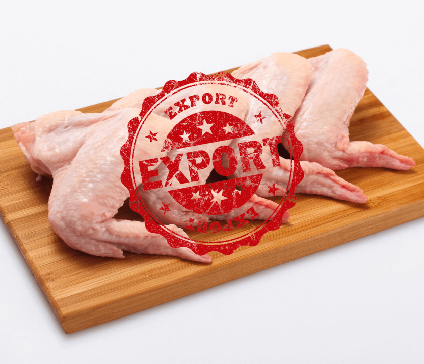 Exportação de frango é recorde