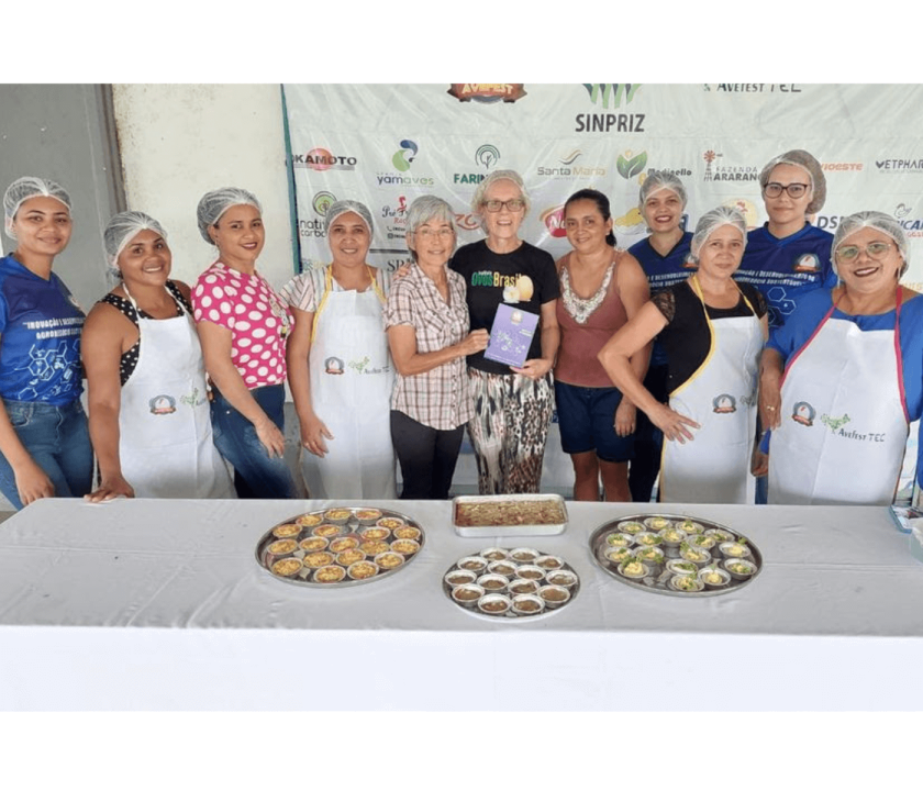 Nutricionista do Instituto Ovos Brasil marca presença na Avefest,