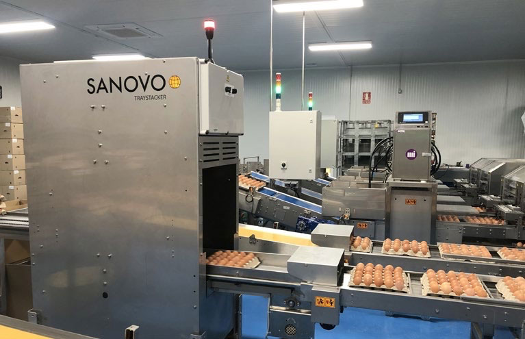 Huevos Velasco incorpora una clasificadora Ardenta 70 Sanovo 