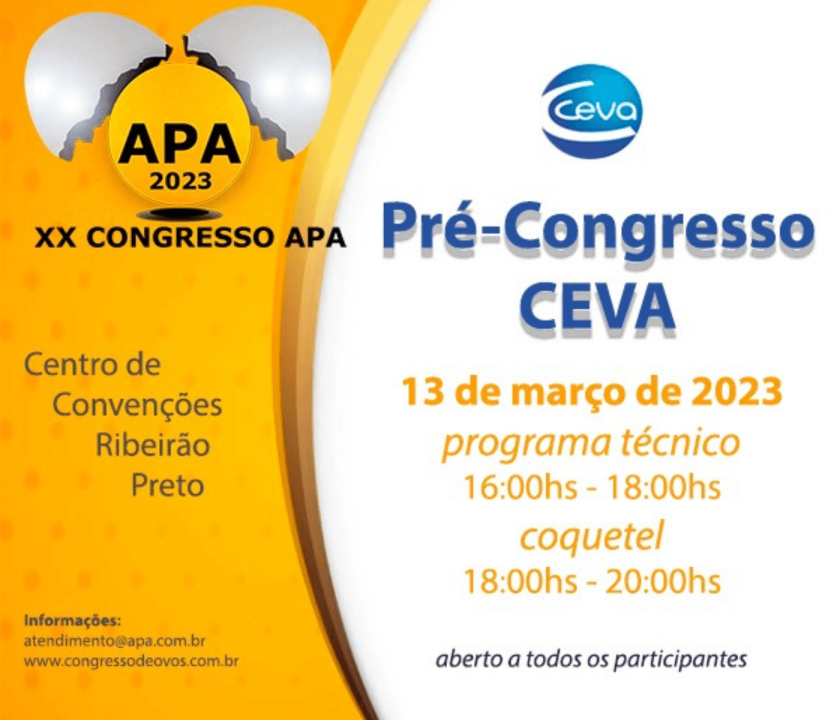 Pré Congresso Ceva no dia 13 de março