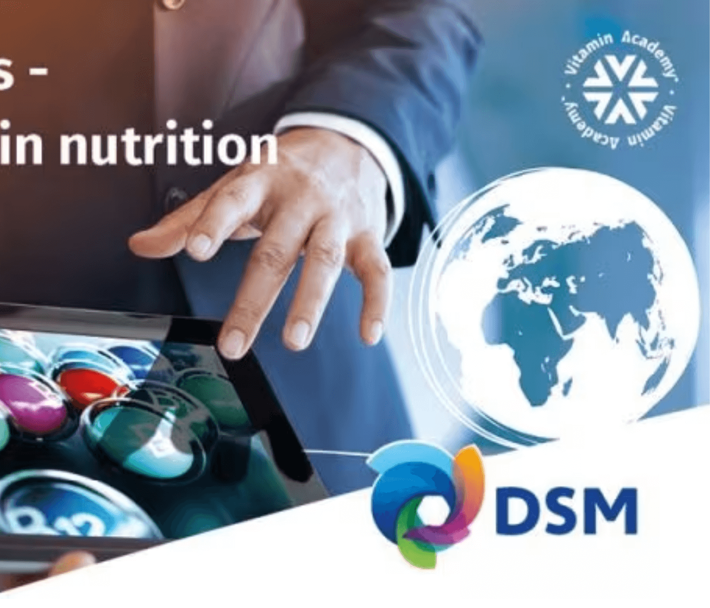 Formas de produtos DSM e suas propriedades de aplicação – um aspecto chave para uma nutrição vitamínica eficiente
