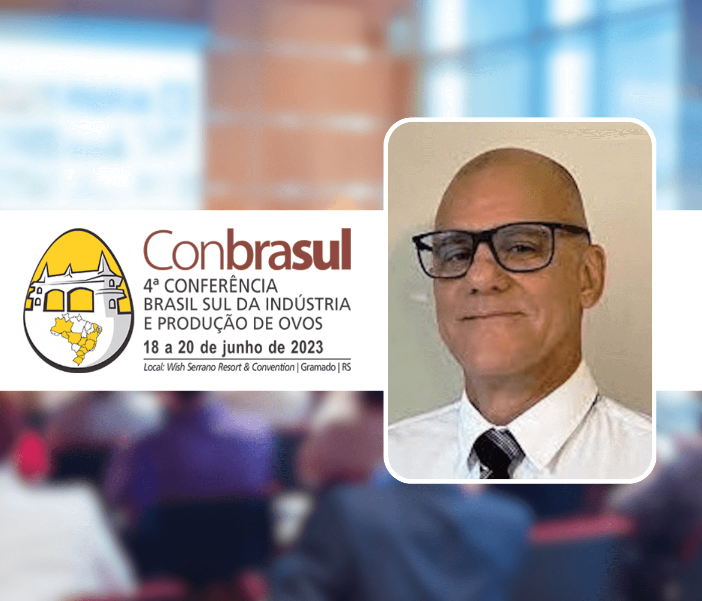 4ª Conbrasul discute formulação de ração de custo mínimo para produção de ovos com Sergio Vieira, da UFRGS