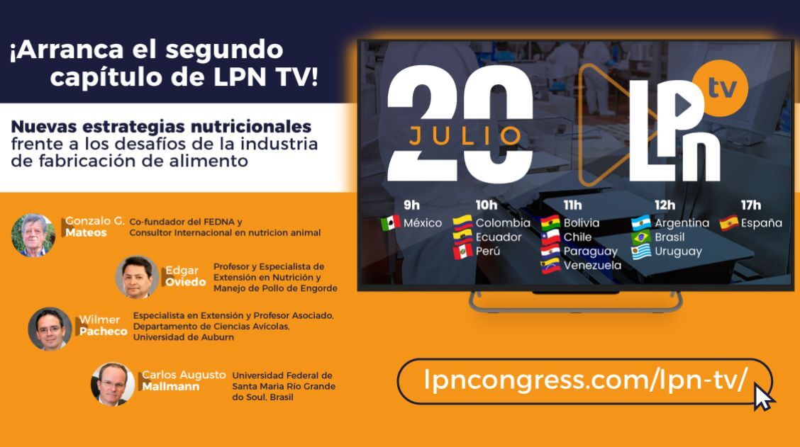 LPN TV: “Los grandes ponentes de nutrición del LPN 2023 estarán el 20 de julio en el 2º Capitulo”