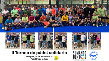 II Torneo de Pádel Solidario ELANCO, a favor del Banco de Alimentos de Zaragoza