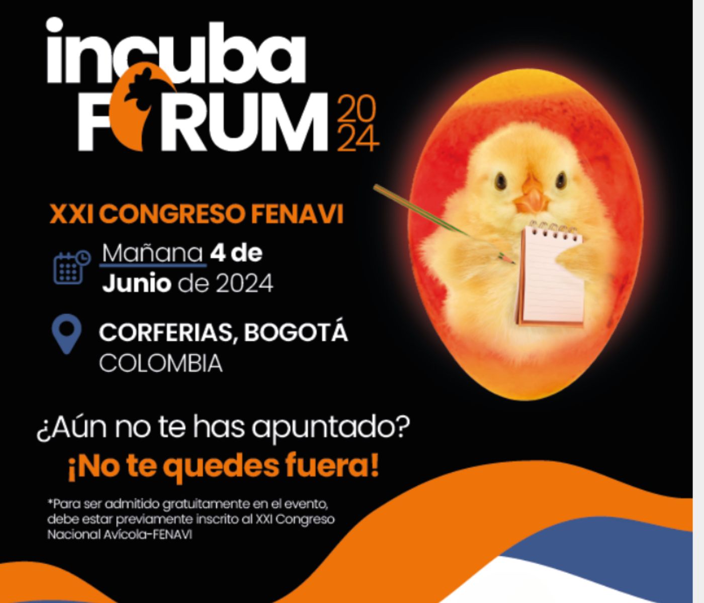 Mañana 4 de junio en Colombia: ¡Estamos junto a ustedes en incubaFORUM 2024!