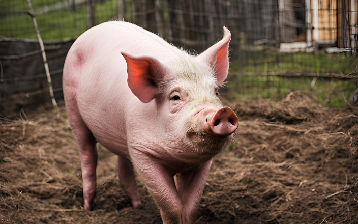 Backyard pig infected with H5N1 virus in the U.S.