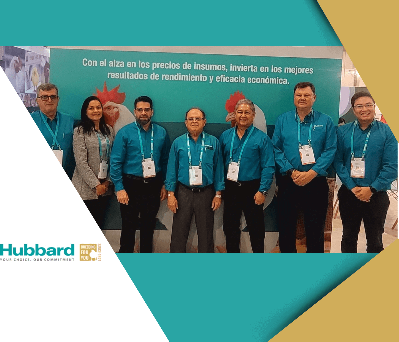 Equipe Hubbard na América Latina fortalece conexões com líderes da indústria avícola no 23º Congresso Latino-Americano de Avicultura