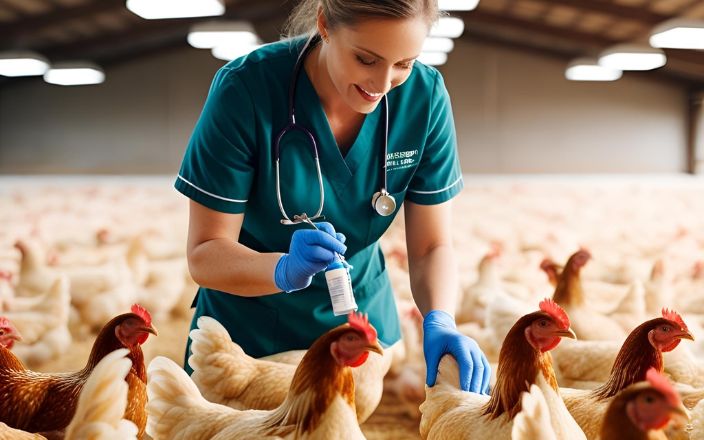 Efficient use of medications in poultry farming