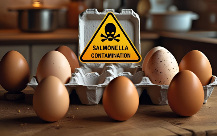 Nationwide egg recall over Salmonella risk in the U.S.