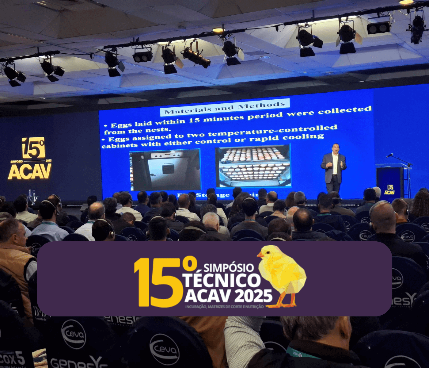 Tecnologia e precisão biológica marcam debates sobre incubação no Simpósio da ACAV