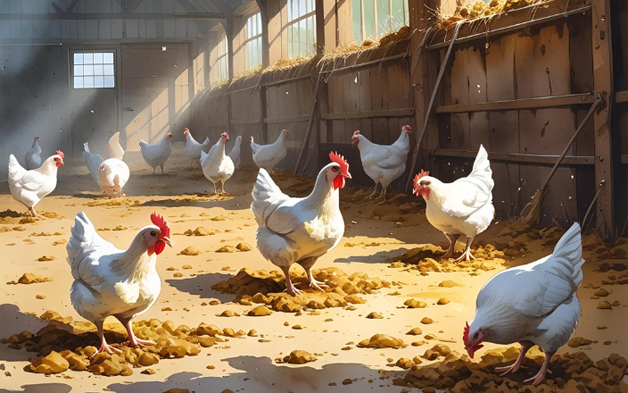 Transforming poultry droppings into protein-rich feed