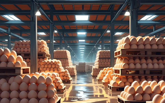 Ukraine doubles egg exports in early 2025
