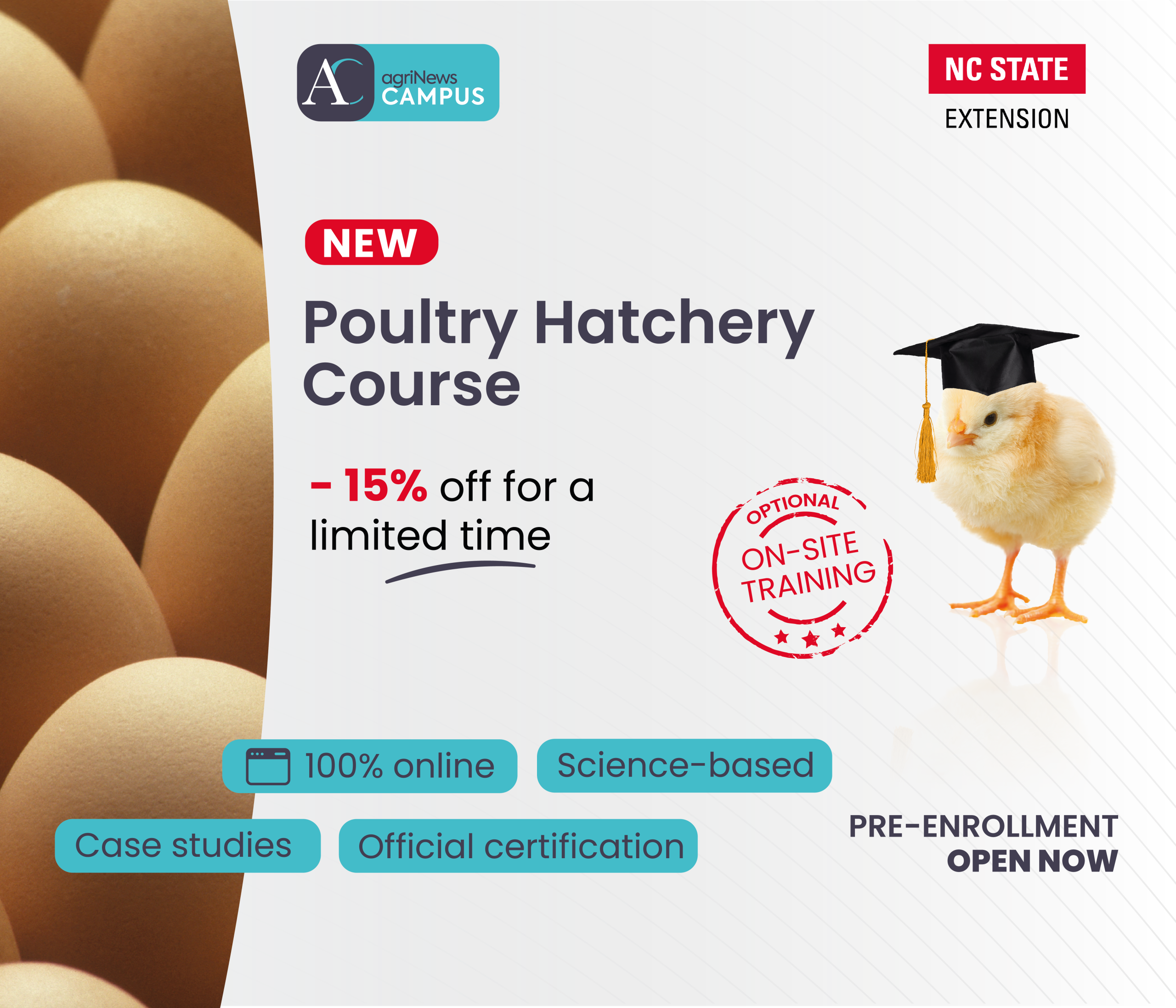 What You’ll Learn in the Poultry Hatchery Course – 31 Online Lessons in Hatchery Management