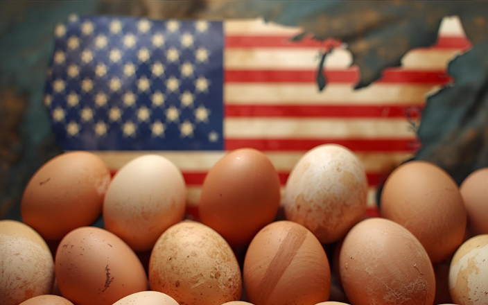 Egg production in the U.S. during October 2025