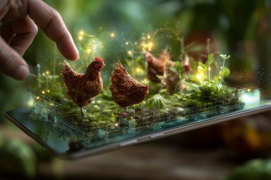 tecnología en gallinas